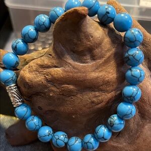 8mm sky blue magnesite